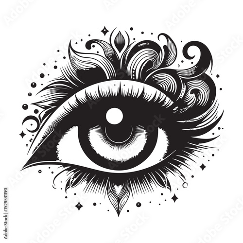 eye of the girl