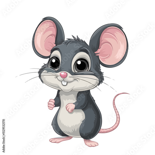 A Cartoon rat vector design and digital illustration