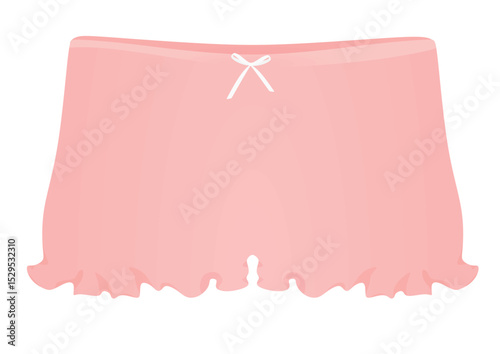 Woman boxer panties. vector illustration	
