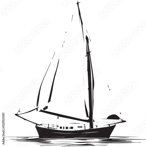 
boat silhouette Vector | Minimalist & Trendy boat Silhouette Design | Unique & Stylish boat Artwork for Vector design