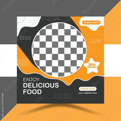 Delicious Food Promotion for Burger and Fast Food