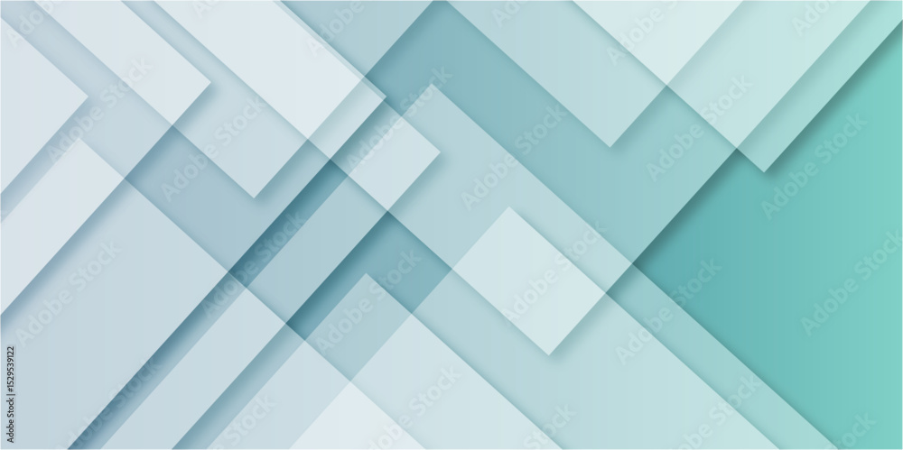 Obraz premium Minimalistic geometric blue abstract background. abstract background with transparent rhombus geometric diagonal triangle patterns vibrant header design. Geometric background poster design template.