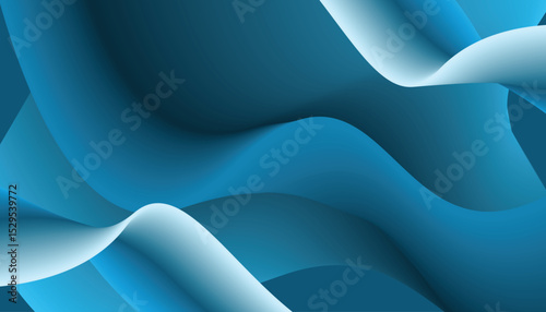 attractive blue gradient abstract background