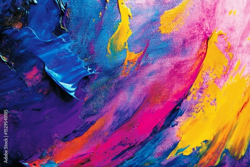 An art student passionately paints on a canvas, using vibrant colors to express creativity. The studio is filled with an inspiring atmosphere, perfect for artistic exploration