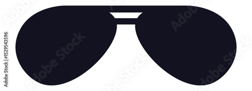 Black aviator sunglasses embodying timeless fashion and sun protection, exuding cool style and practicality, serve as a classic accessory for any summer outing or vacation