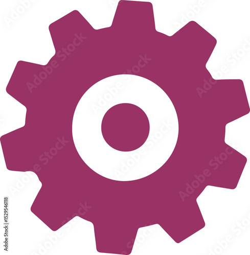 COLOURFUL GEAR ICON VECTOR
