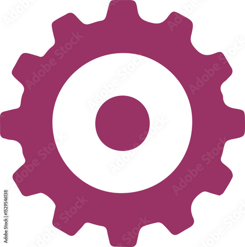 COLOURFUL GEAR ICON VECTOR
