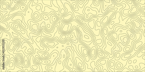 Contour line simulation illustrating digital terrain

