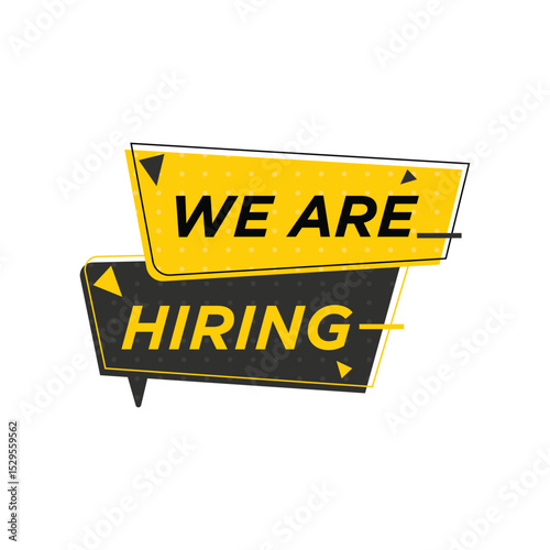 We Are Hiring Poster Design – Join Now Job Vacancy Graphic Template