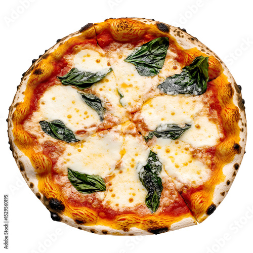 Pizza , isolated on transparent background, png