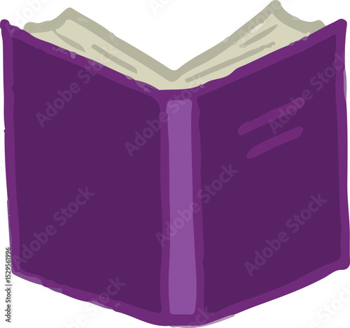 open book isolated on white