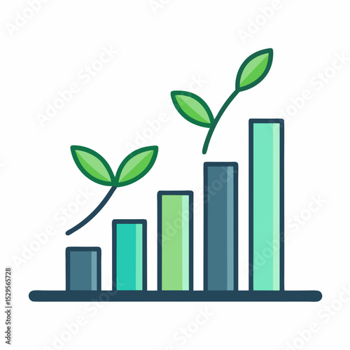 International Day Eradication Poverty Growth Hope Progress Vector Minimalist Icon