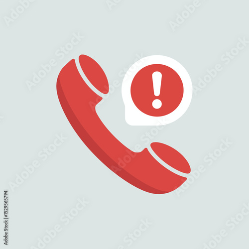Emergency call icon, Emergency hotline services icon vector illustration