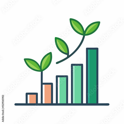 International Day Eradication Poverty Growth Hope Progress Vector Minimalist Icon