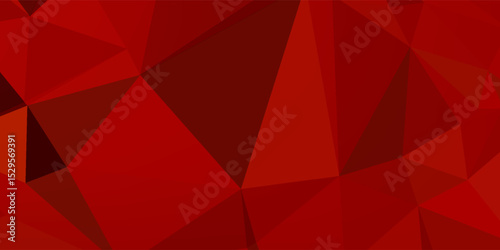 Abstract red tone polygon geometric design modern luxury background vector illustration.