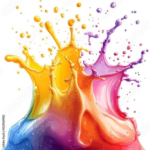 Colorful Paint Splash