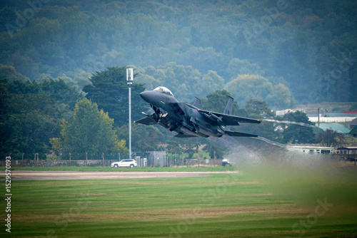 military aircraft in the sky