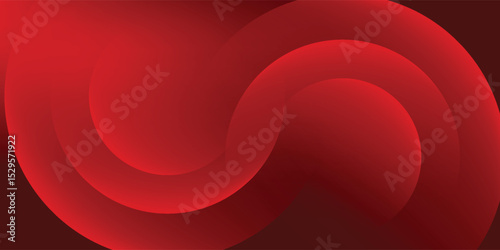 Red abstract background. Dynamic shapes composition. Eps10 vector