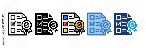Evaluation Criteria Icon Element For Design