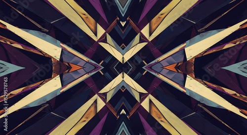 Geometric Abstract Mirror Art