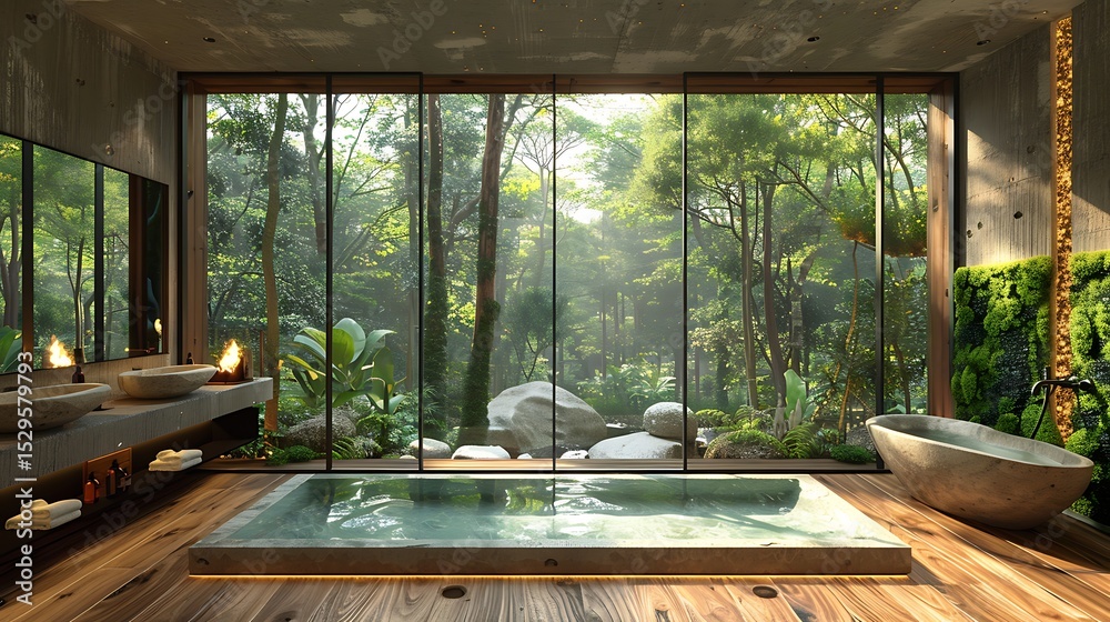Fototapeta premium house in the garden