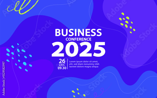 marine life background, banner conference business.