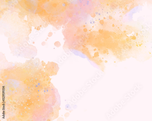 Seamless colorful watercolor splash abstract illustration for wallpaper background, work art or template