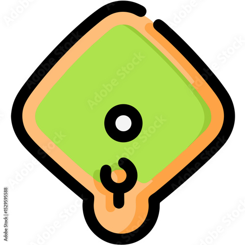 Stylized Baseball Diamond with Wrench Repair Icon