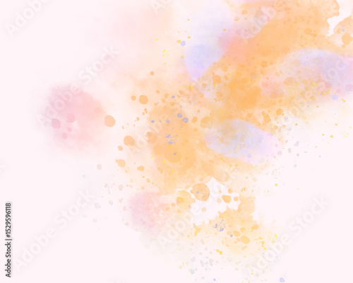 Seamless colorful watercolor splash abstract illustration for wallpaper background, work art or template