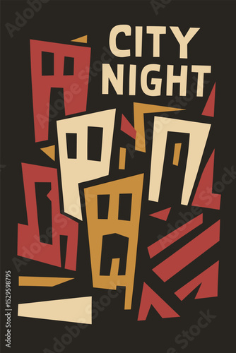 Thriller Movie Poster Template - Secret Agent Silhouette and Night City Scene - Vector Cinema Design