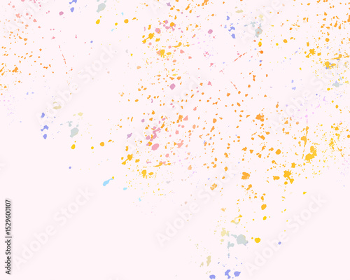Seamless colorful watercolor splash abstract illustration for wallpaper background, work art or template