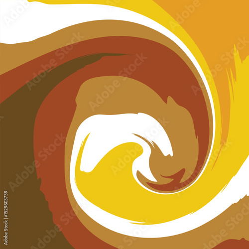 Fluid art. Modern artwork background. Mixture of acrylic paints. Abstract liquid painting marble texture, colorful gradient waves. Vector design for banner, flyer, business card, cover, invitation.