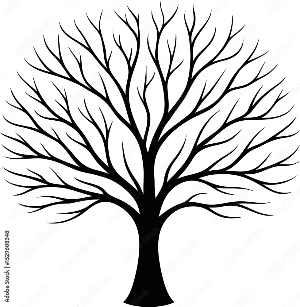 Obraz premium Tree SVG Cut Files for Cricut & Silhouette
