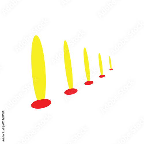 red pills on white background