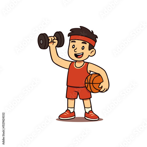barbell boy.eps