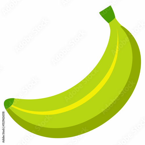 Simple Green Banana Vector