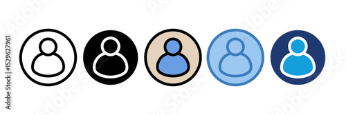 Profile Icon Element For Design