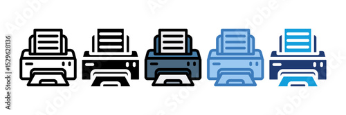 Print Icon Element For Design