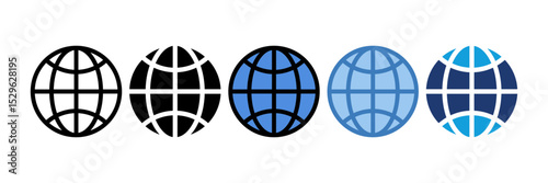 Globe Icon Element For Design
