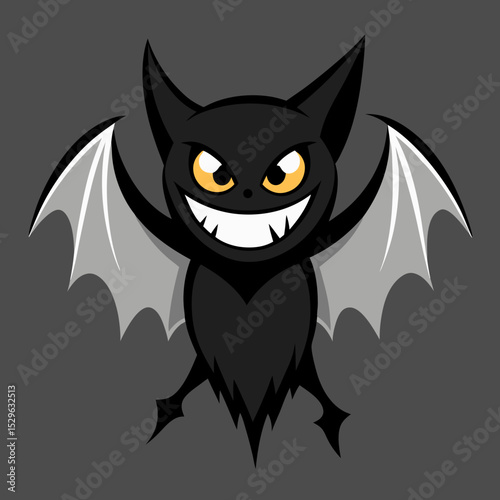 halloween bat with bats