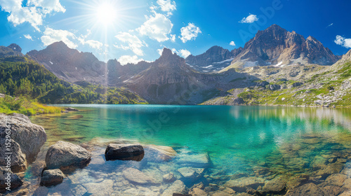 Majestic Mountain Views – Natural & Illustrated Landscapes 