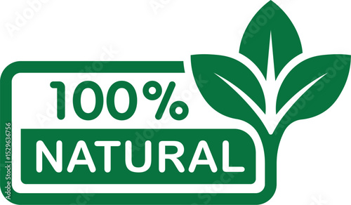 Natural and Organic Product Badge. Healthy Food Vector Icons in Circle Emblem Style. Eco Friendly Label