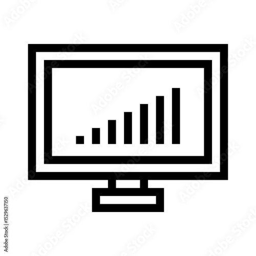 Data Chart on Monitor
