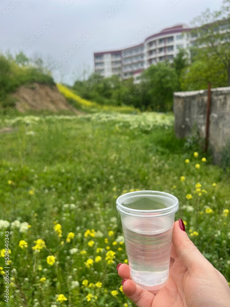 Obraz premium woman drinking tea