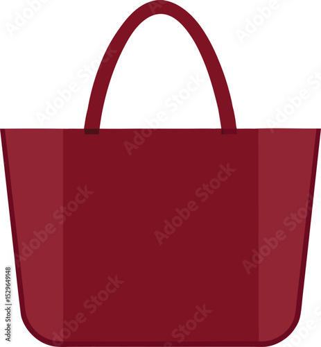 Woman hand bag vector art illustration