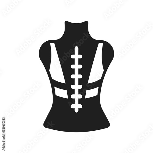 Orthopedic Corset or Posture Support Icon