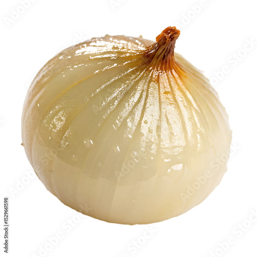 A pickled onion small isolated on a transparent background
