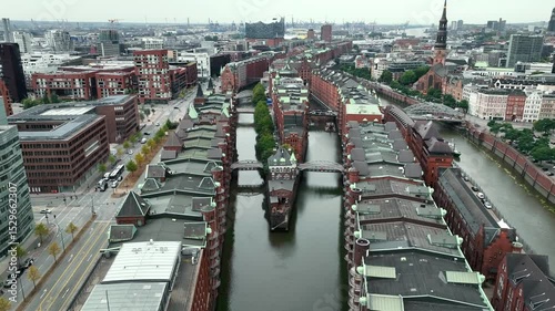 Establishing Aerial View Shot of Berlin, Germany