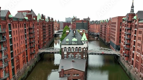 Establishing Aerial View Shot of Berlin, Germany
