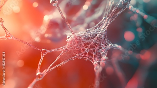 Intricate spider web design showcasing the beauty and complexity of nature's patterns in a dynamic visual format